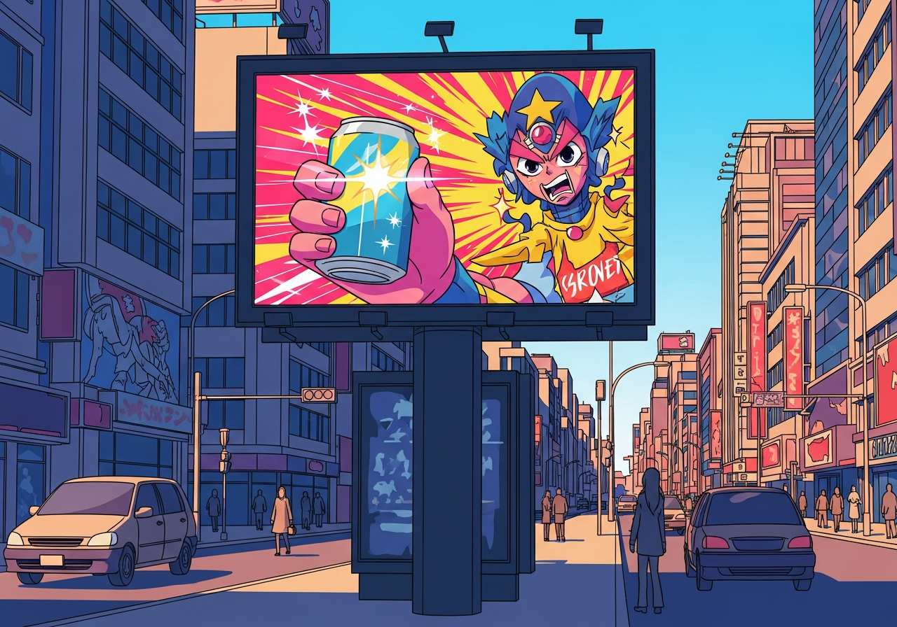 Visual representation of advertisement