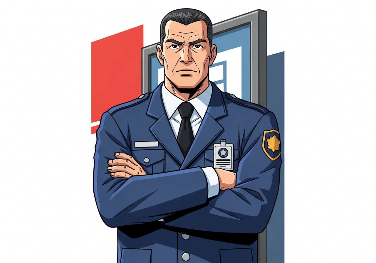 Visual representation of custodian