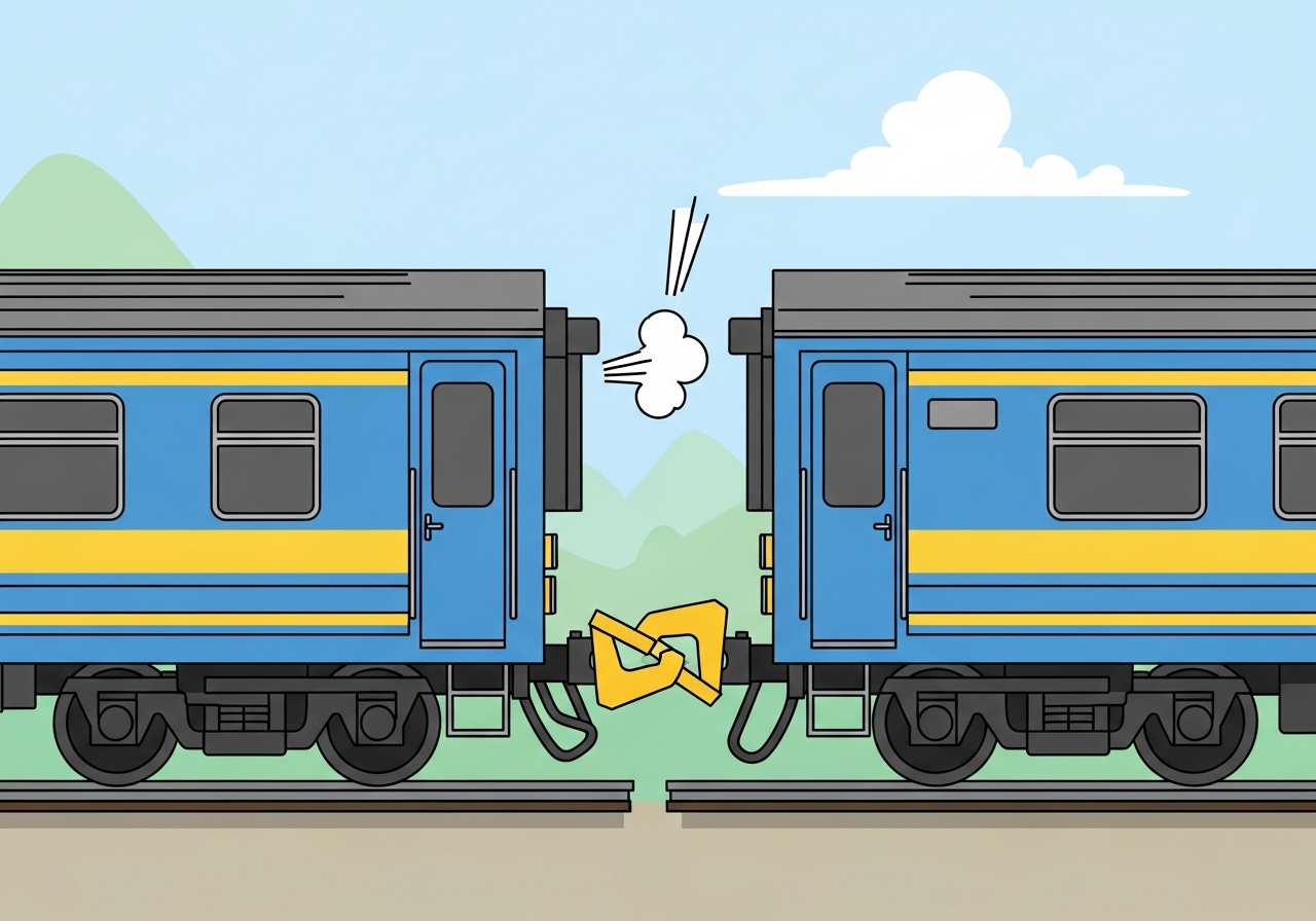 Visual representation of detach