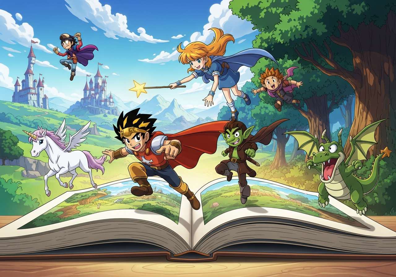 Visual representation of fictional