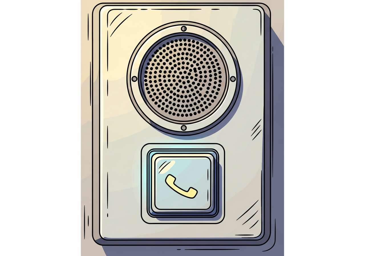 Visual representation of intercom