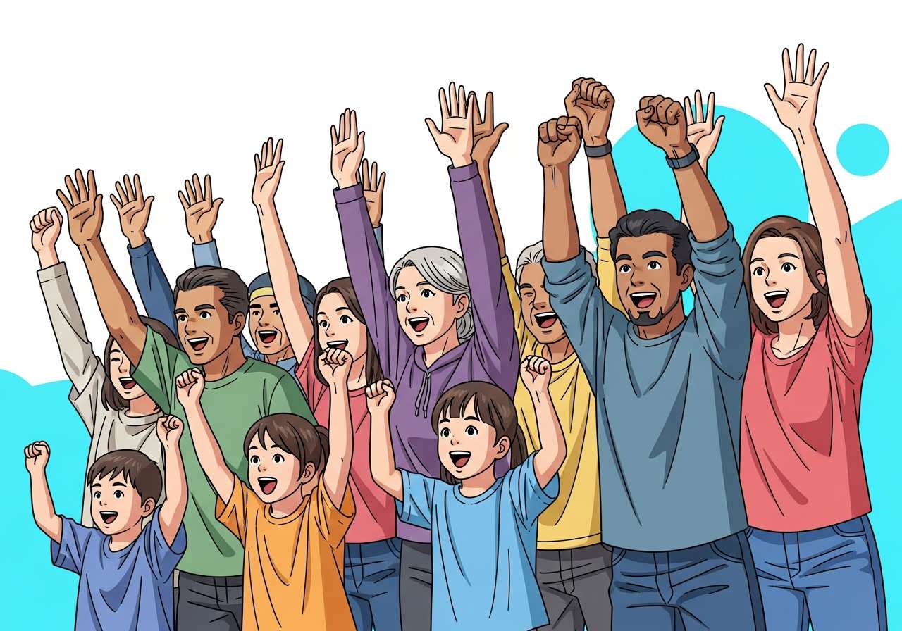 Visual representation of participation