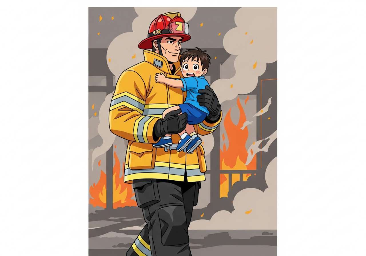 Visual representation of rescue