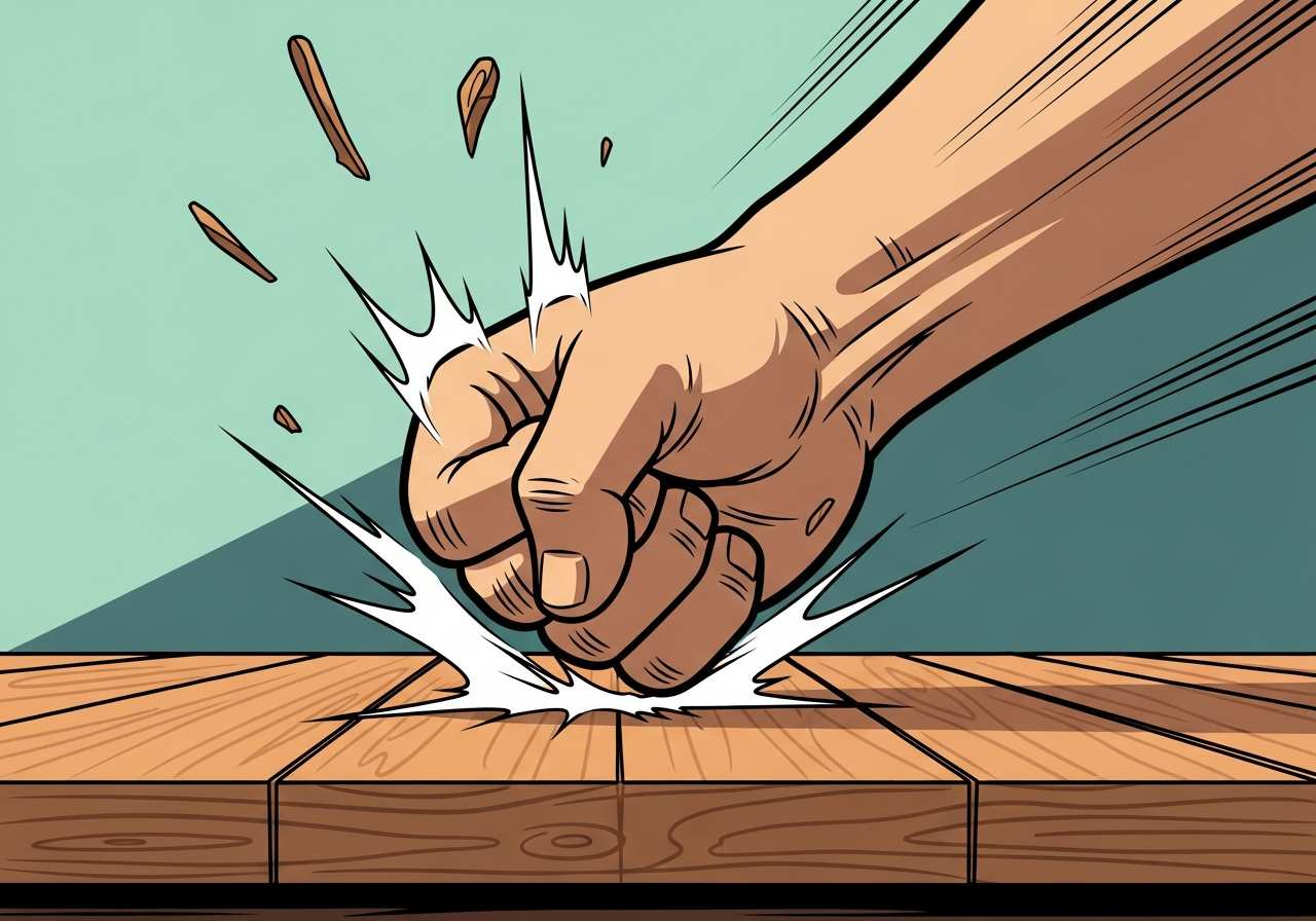 Visual representation of thump