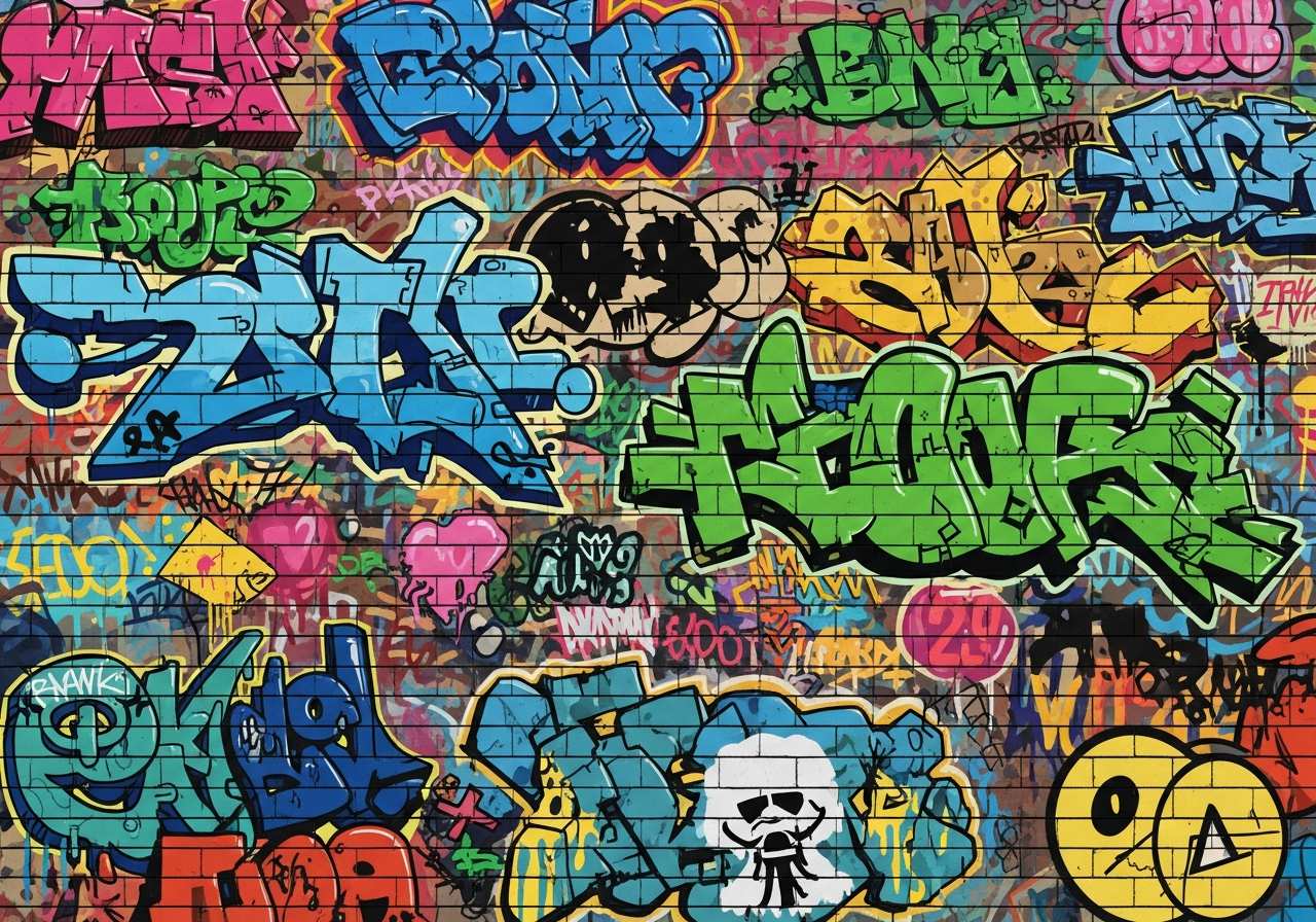 Visual representation of vandalism