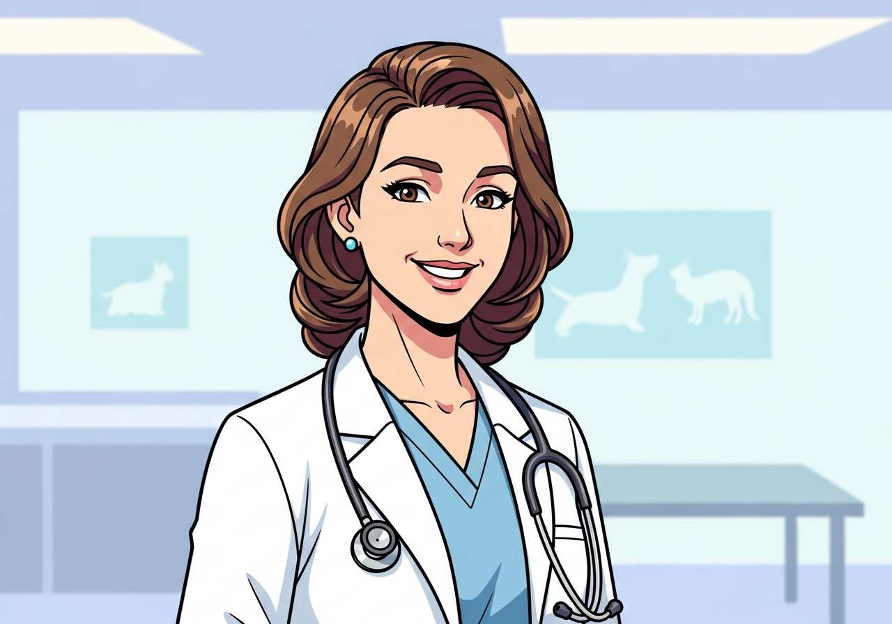 Visual representation of veterinary